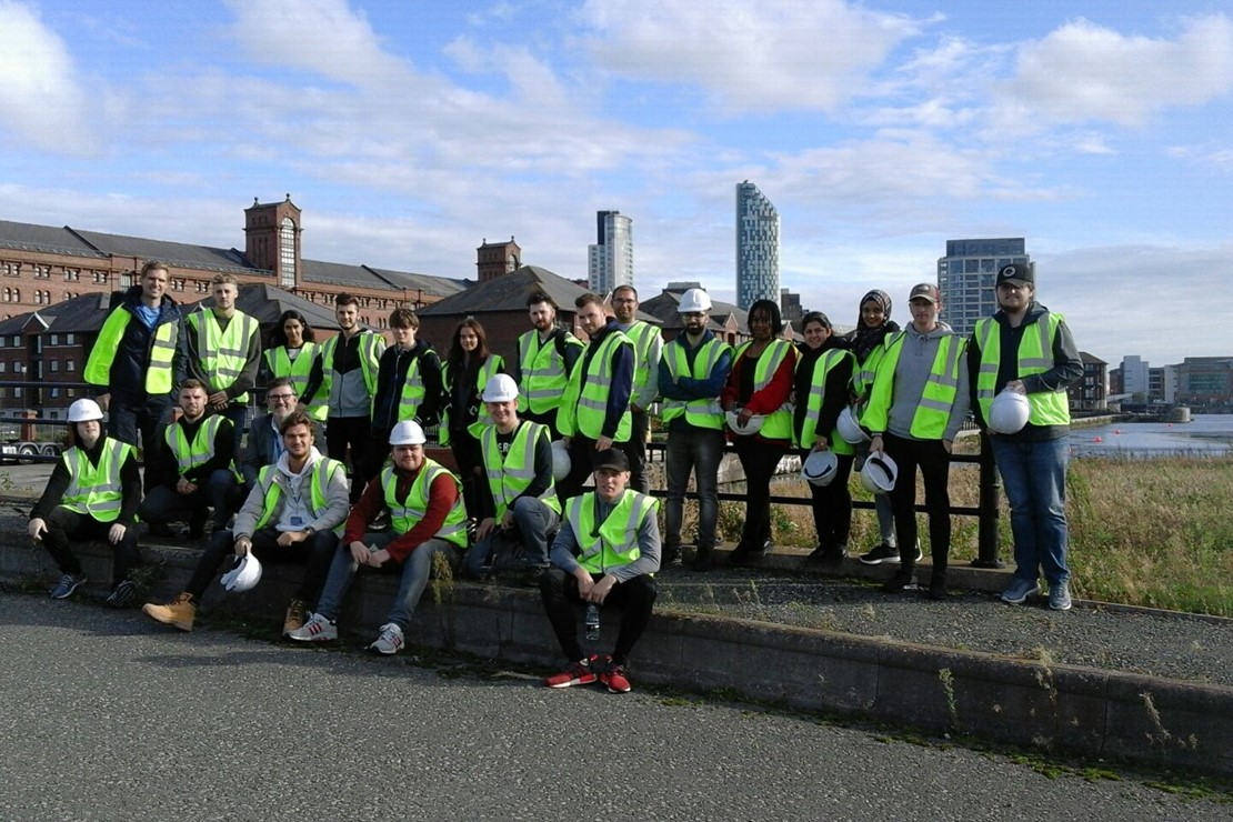 JMU Students At Liverpool Waters