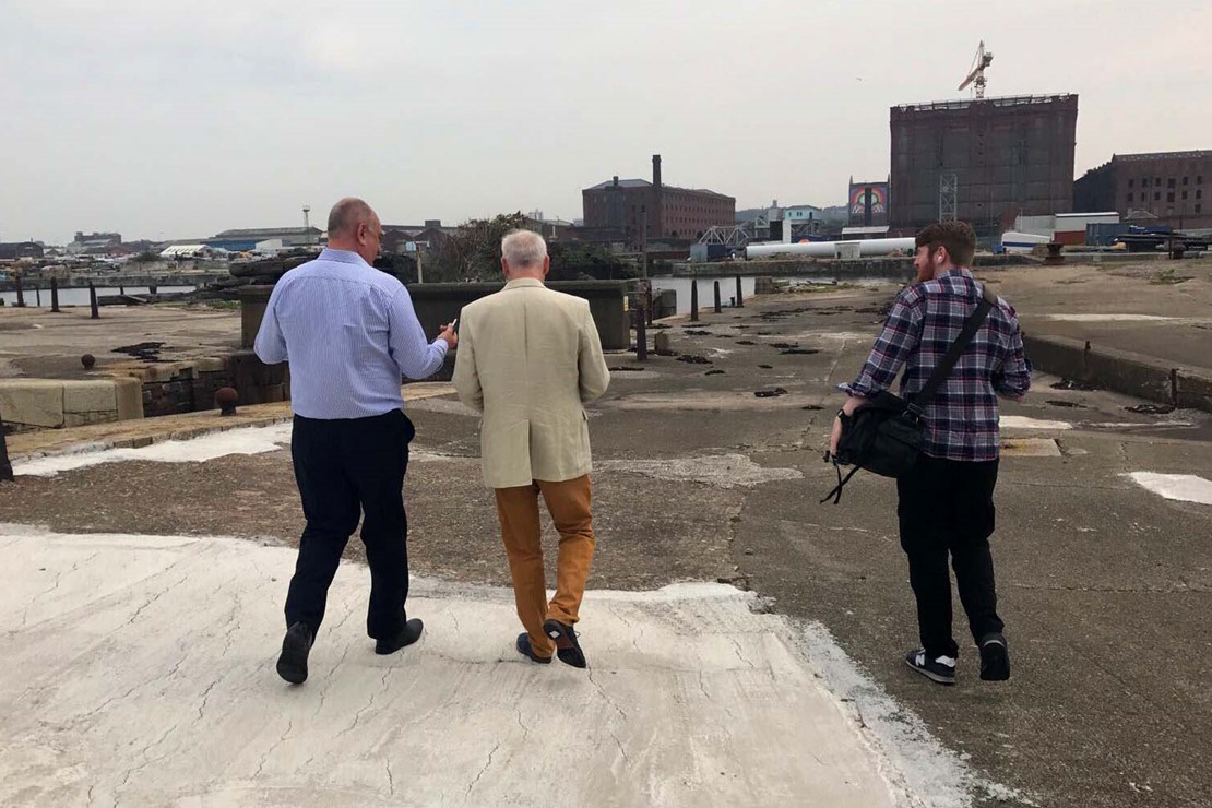 Television Crew Film Stanley Dock