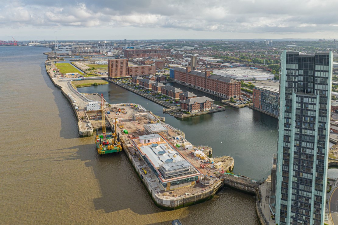 Iom FT & Central Docks With Link Bridge In Bottom Right Hand Corner Courtesy Of Peel L&P Low Res