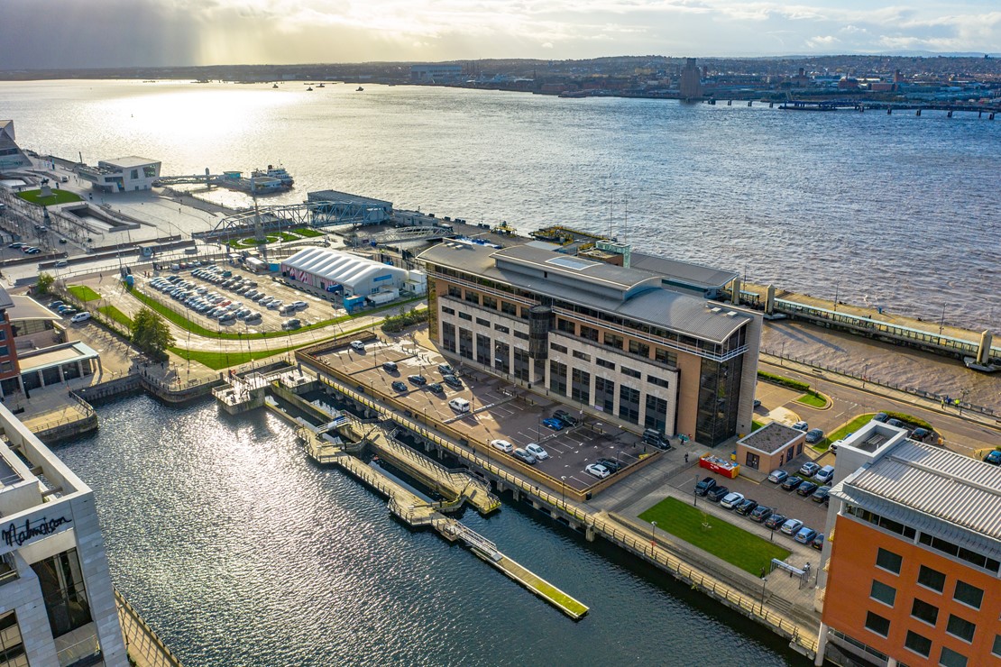 No 8 Princes Dock Liverpool Waters Overhead