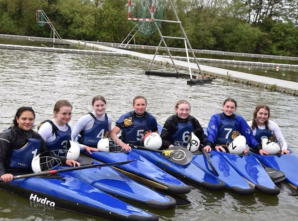 Canoeists on Clarence Docks