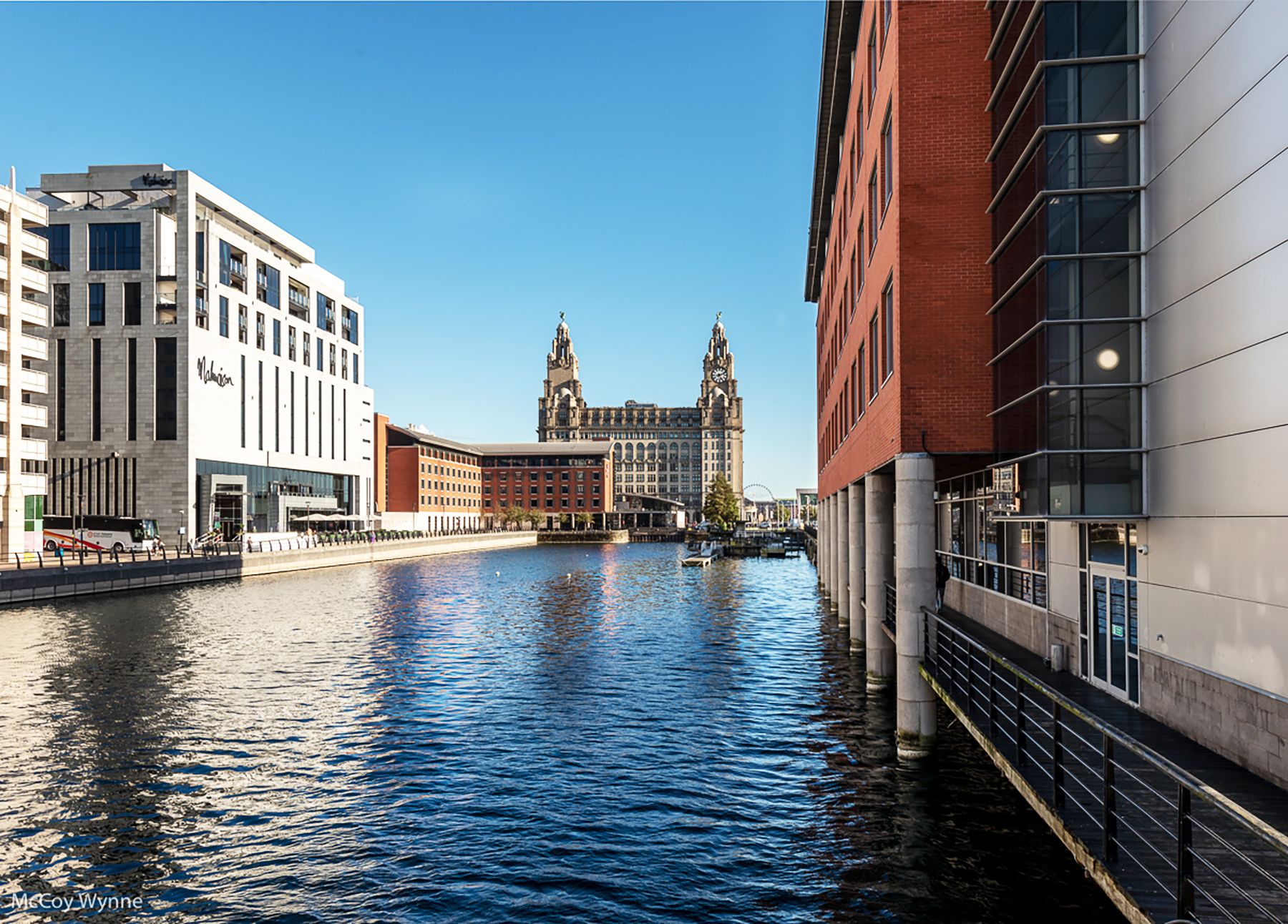 View of the Liver Building from Princes Dock