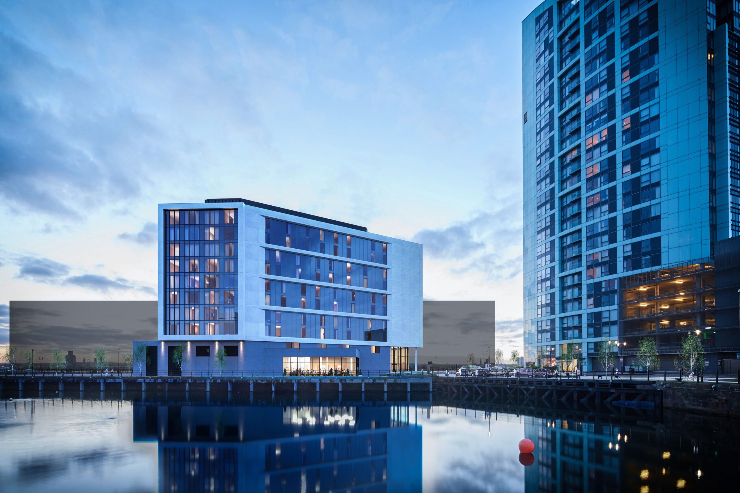 Waterfront hotel at Princes Dock