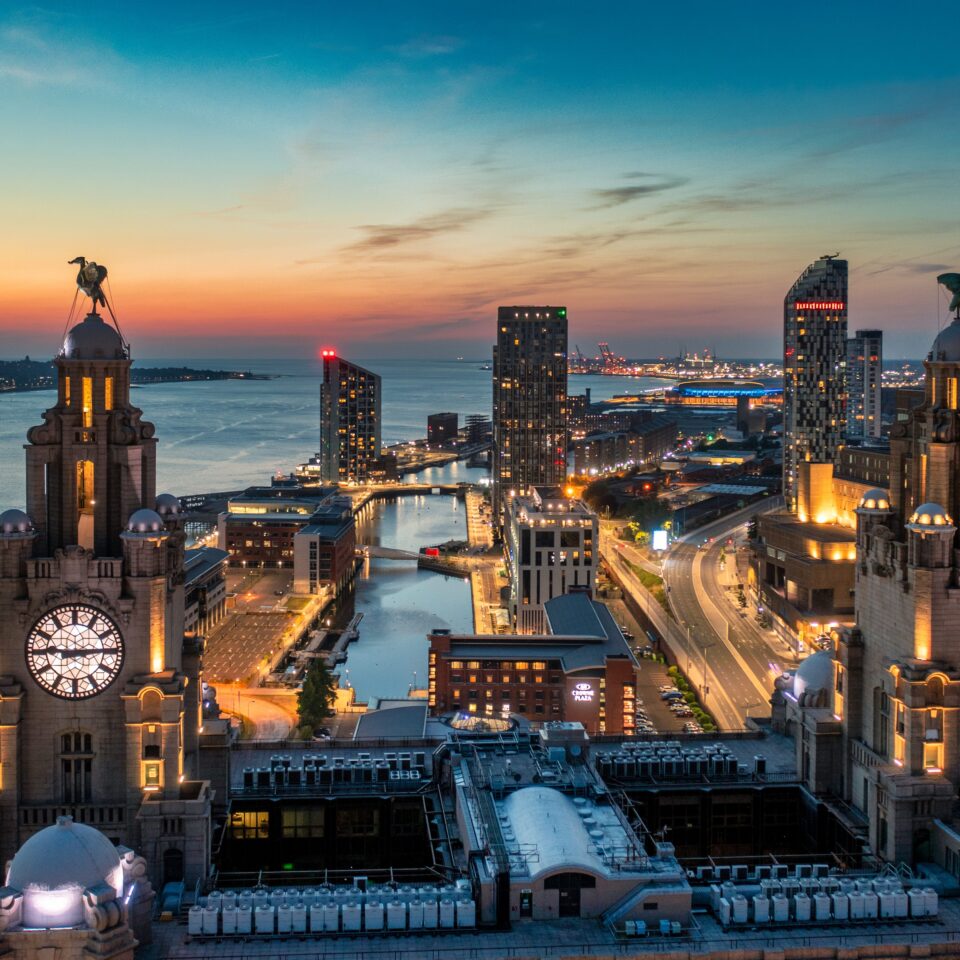 Liverpool Waters view from Liver Building hero image