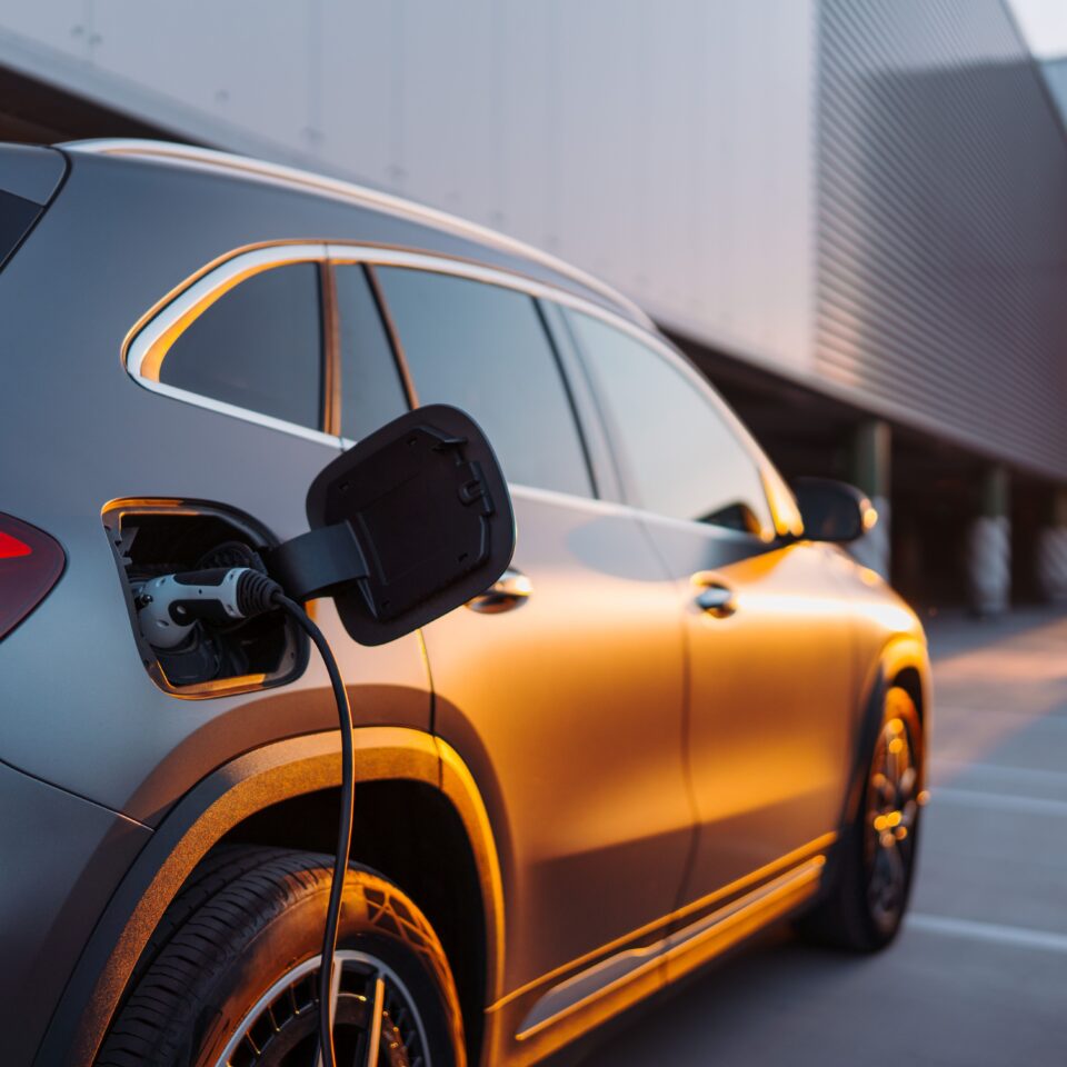 EV Charging in car park
