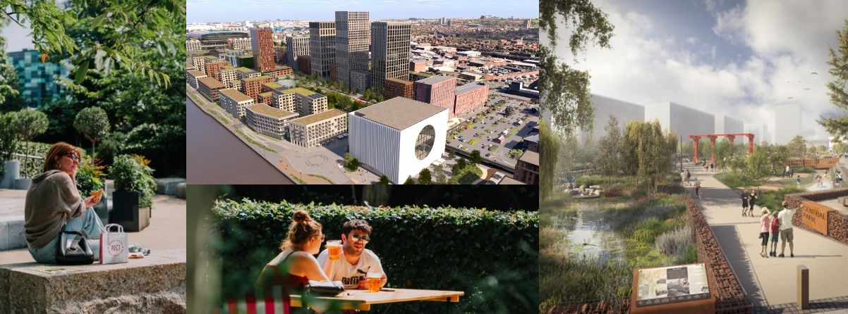 Montage of Central Docks images