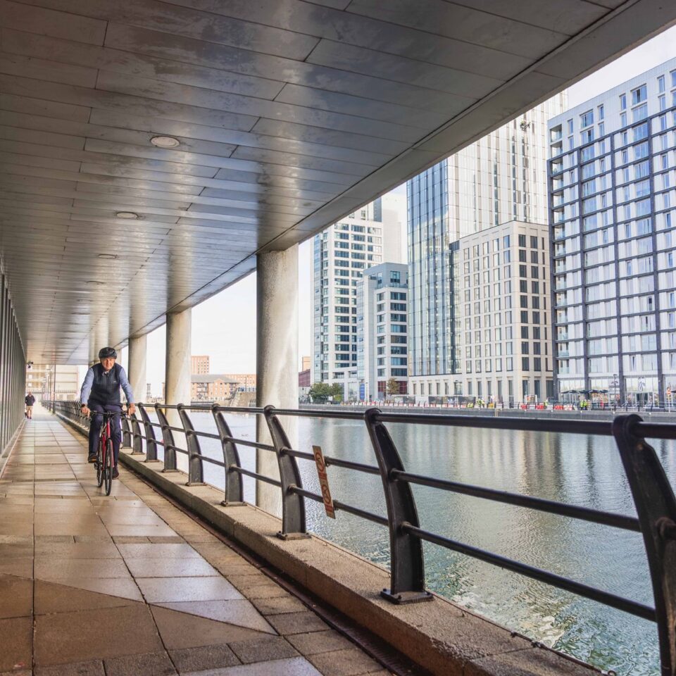 Cycling at Liverpool Waters