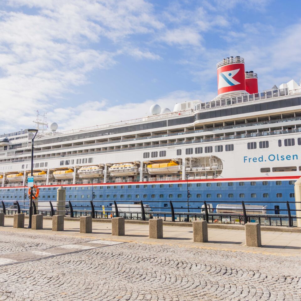 Cruise ship at Princes Dock